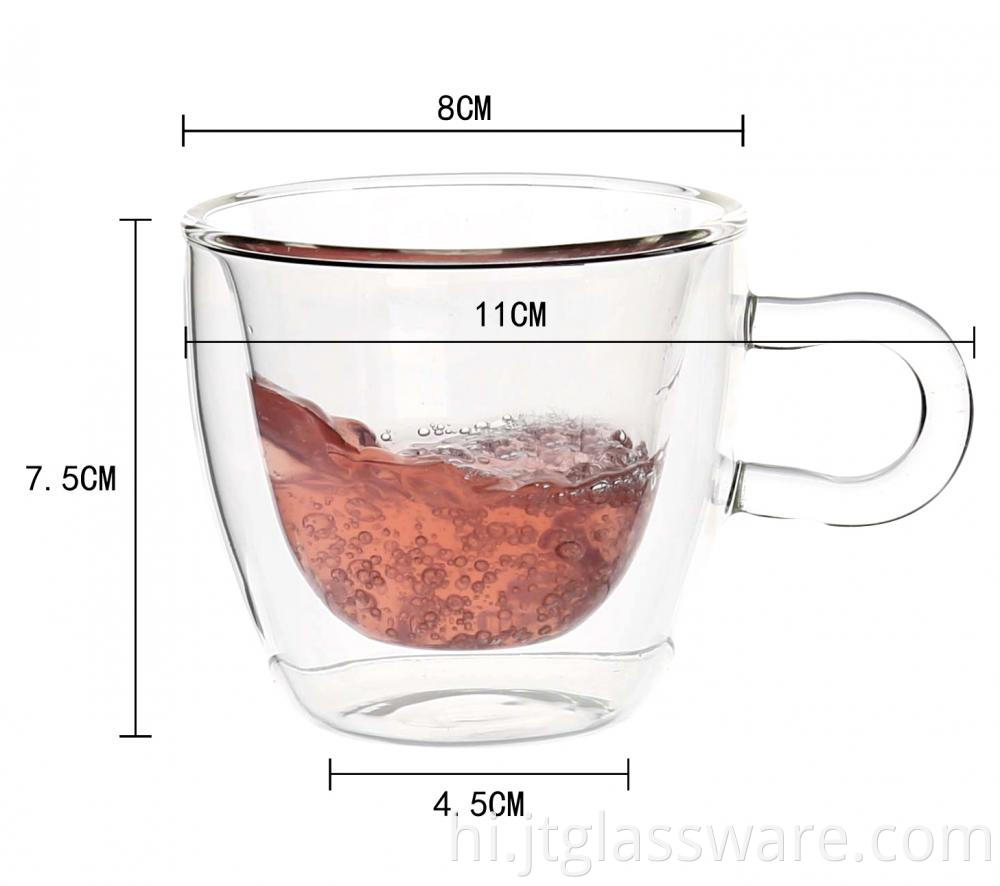 Glass Coffee Mugs Iced Tea